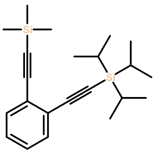 Silane, trimethyl[[2-[[tris(1-methylethyl)silyl]ethynyl]phenyl]ethynyl]-