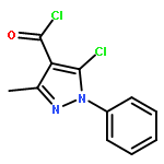 1H-Pyrazole-4-carbonyl chloride, 5-chloro-3-methyl-1-phenyl-