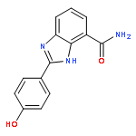 1H-Benzimidazole-7-carboxamide,2-(4-hydroxyphenyl)-