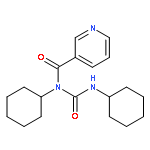 3-Pyridinecarboxamide, N-cyclohexyl-N-[(cyclohexylamino)carbonyl]-