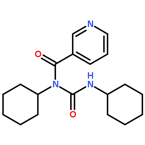 3-Pyridinecarboxamide, N-cyclohexyl-N-[(cyclohexylamino)carbonyl]-