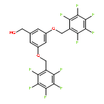 Benzenemethanol, 3,5-bis[(pentafluorophenyl)methoxy]-