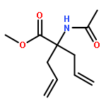 4-Pentenoic acid, 2-(acetylamino)-2-(2-propenyl)-, methyl ester