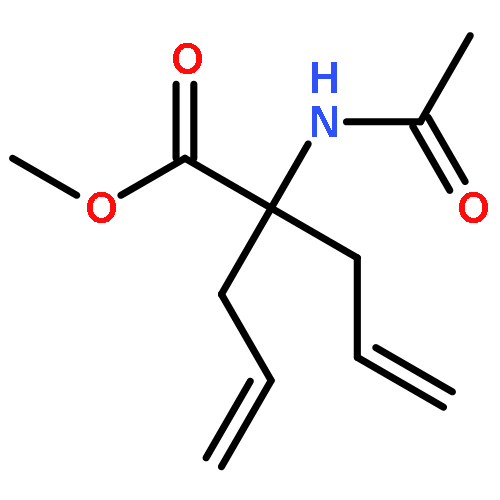 4-Pentenoic acid, 2-(acetylamino)-2-(2-propenyl)-, methyl ester