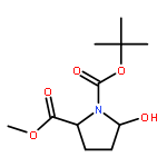 (2S)-1-tert-Butyl 2-methyl 5-hydroxypyrrolidine-1,2-dicarboxylate