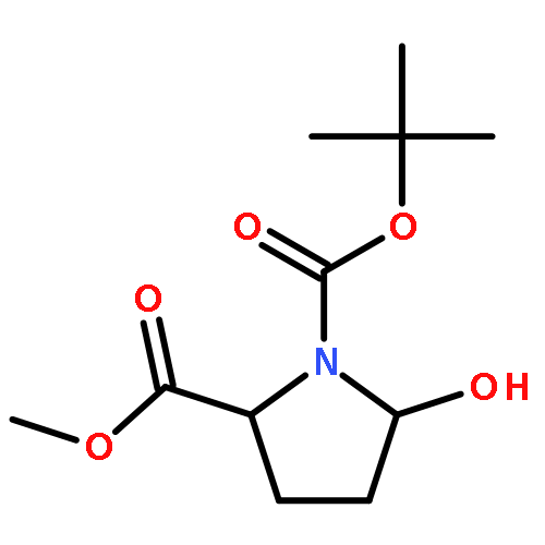 (2S)-1-tert-Butyl 2-methyl 5-hydroxypyrrolidine-1,2-dicarboxylate