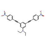 BENZENAMINE, N,N-DIETHYL-3,5-BIS[(4-NITROPHENYL)ETHYNYL]-