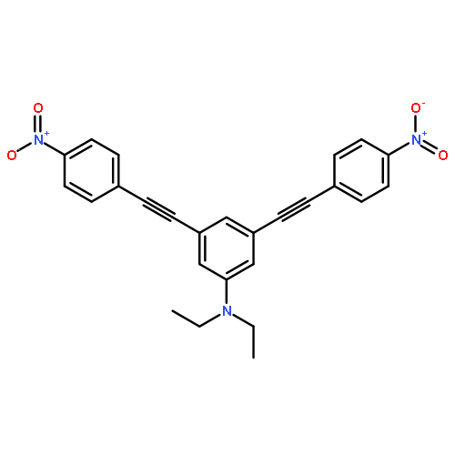 BENZENAMINE, N,N-DIETHYL-3,5-BIS[(4-NITROPHENYL)ETHYNYL]-