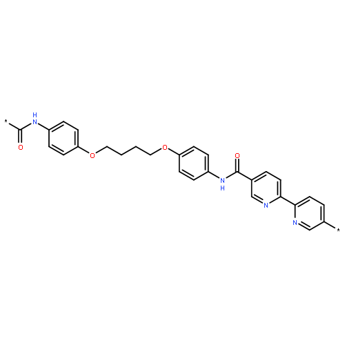 Poly([2,2'-bipyridine]-5,5'-diylcarbonylimino-1,4-phenyleneoxy-1,4-butan
ediyloxy-1,4-phenyleneiminocarbonyl)