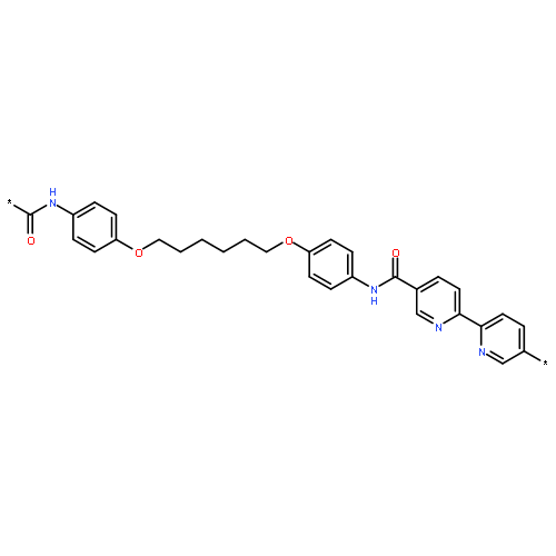 Poly([2,2'-bipyridine]-5,5'-diylcarbonylimino-1,4-phenyleneoxy-1,6-hexa
nediyloxy-1,4-phenyleneiminocarbonyl)