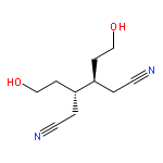 Hexanedinitrile, 3,4-bis(2-hydroxyethyl)-, (R*,R*)-