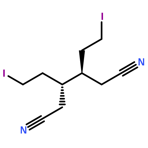 Hexanedinitrile, 3,4-bis(2-iodoethyl)-, (R*,R*)-