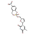 5-nitro-cycloSal-2',3'-dideoxy-2',3'-didehydrothymidine monophosphate