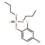 Phosphorothioic acid, O-(4-bromo-2-chlorophenyl) O,O-dipropyl ester