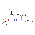 Tyrosine, N-[(1,1-dimethylethoxy)carbonyl]-, methyl ester