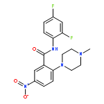 Benzamide, N-(2,4-difluorophenyl)-2-(4-methyl-1-piperazinyl)-5-nitro-