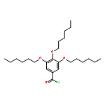 Benzoyl chloride, 3,4,5-tris(hexyloxy)-