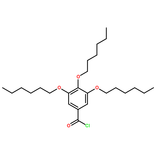 Benzoyl chloride, 3,4,5-tris(hexyloxy)-