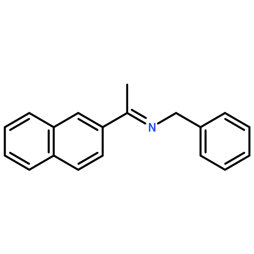 BENZENEMETHANAMINE, N-[1-(2-NAPHTHALENYL)ETHYLIDENE]-