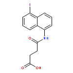 BUTANOIC ACID, 4-[(5-IODO-1-NAPHTHALENYL)AMINO]-4-OXO-