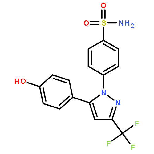 Benzenesulfonamide,4-[5-(4-hydroxyphenyl)-3-(trifluoromethyl)-1H-pyrazol-1-yl]-