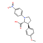 D-Proline, 3-(4-methoxyphenyl)-1-(4-nitrophenyl)-, (3S)-rel-