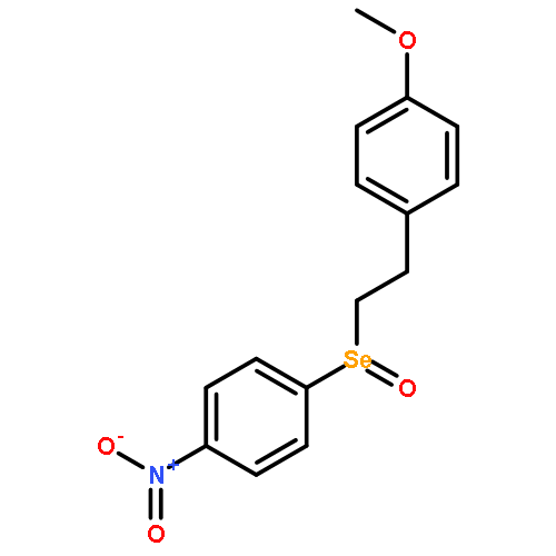 Benzene, 1-methoxy-4-[2-[(4-nitrophenyl)seleninyl]ethyl]-