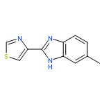 6-methyl-2-(4-thiazolyl)-1H-Benzimidazole