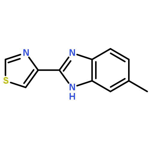 6-methyl-2-(4-thiazolyl)-1H-Benzimidazole