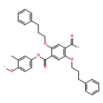 POLY[OXY(METHYL-1,4-PHENYLENE)OXYCARBONYL[2,5-BIS(3-PHENYLPROPOXY)-1,4-PHENYLENE]CARBONYL]