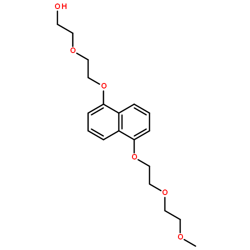 Ethanol,2-[2-[[5-[2-(2-methoxyethoxy)ethoxy]-1-naphthalenyl]oxy]ethoxy]-