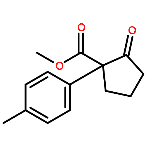 Cyclopentanecarboxylic acid, 1-(4-methylphenyl)-2-oxo-, methyl ester