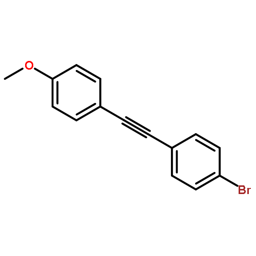 Benzene, 1-bromo-4-[(4-methoxyphenyl)ethynyl]-