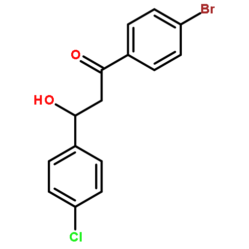 1-Propanone, 1-(4-bromophenyl)-3-(4-chlorophenyl)-3-hydroxy-