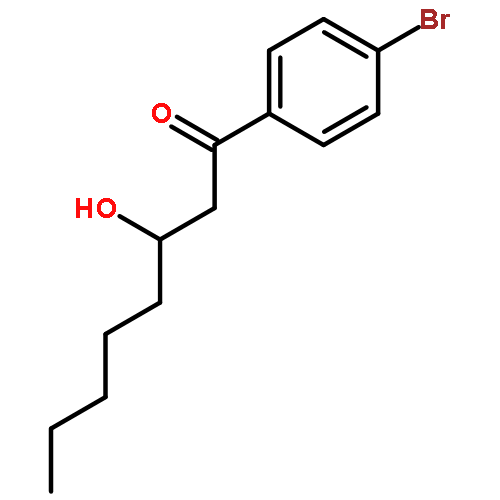 1-Octanone, 1-(4-bromophenyl)-3-hydroxy-