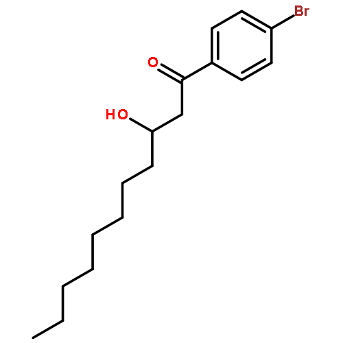 1-Undecanone, 1-(4-bromophenyl)-3-hydroxy-