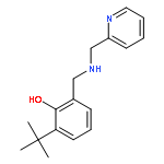 Phenol, 2-(1,1-dimethylethyl)-6-[[(2-pyridinylmethyl)amino]methyl]-