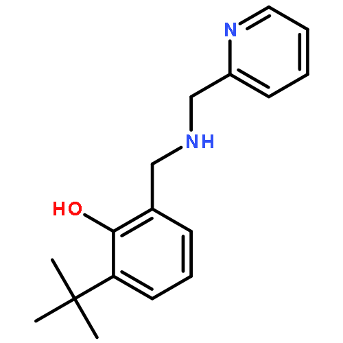 Phenol, 2-(1,1-dimethylethyl)-6-[[(2-pyridinylmethyl)amino]methyl]-