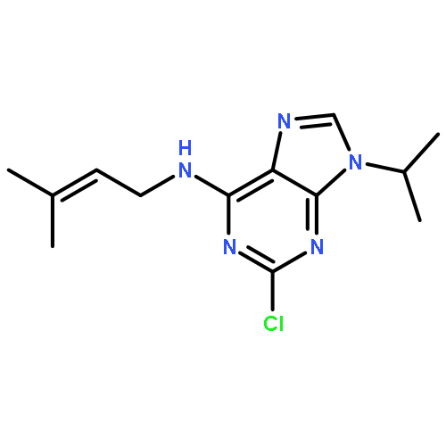 9H-Purin-6-amine, 2-chloro-N-(3-methyl-2-butenyl)-9-(1-methylethyl)-