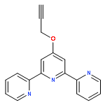 2,2':6',2''-Terpyridine, 4'-(2-propynyloxy)-