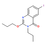 4(3H)-Quinazolinone,6-iodo-2-propoxy-3-propyl-