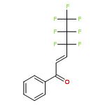 2-HEXEN-1-ONE, 4,4,5,5,6,6,6-HEPTAFLUORO-1-PHENYL-, (E)-