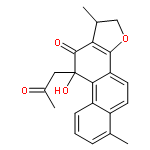 (1R,10S)-10-hydroxy-1,6-dimethyl-10-(2-oxopropyl)-1,10-dihydrophenanthro[1,2-b]furan-11(2H)-one