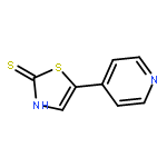 2(3H)-Thiazolethione, 5-(4-pyridinyl)-