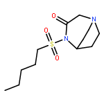 1,4-Diazabicyclo[3.2.2]nonan-3-one, 4-(pentylsulfonyl)-