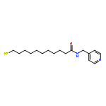 Undecanamide, 11-mercapto-N-(4-pyridinylmethyl)-