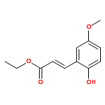 2-Propenoic acid, 3-(2-hydroxy-5-methoxyphenyl)-, ethyl ester, (2E)-