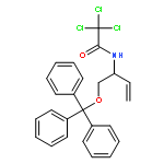 Acetamide, 2,2,2-trichloro-N-[1-[(triphenylmethoxy)methyl]-2-propenyl]-