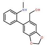 {6-[2-(methylamino)phenyl]-1,3-benzodioxol-5-yl}methanol