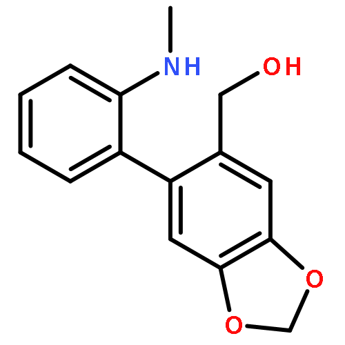 {6-[2-(methylamino)phenyl]-1,3-benzodioxol-5-yl}methanol